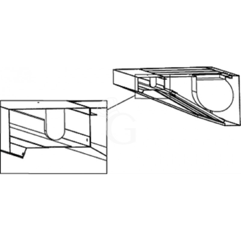 Luce ad incasso 28 W, lunghezza 1200 mm Luce ad incasso 28 W, lunghezza 1200 mm