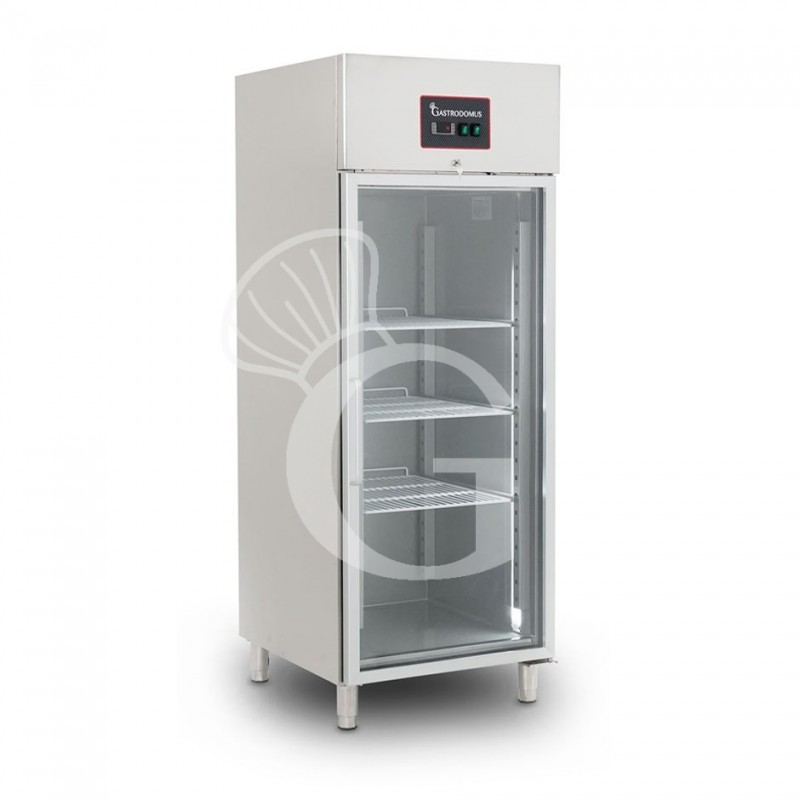 Armadio refrigerato ventilato  porta in vetro - 2°C/ +8°C 650 LT tropicalizzato