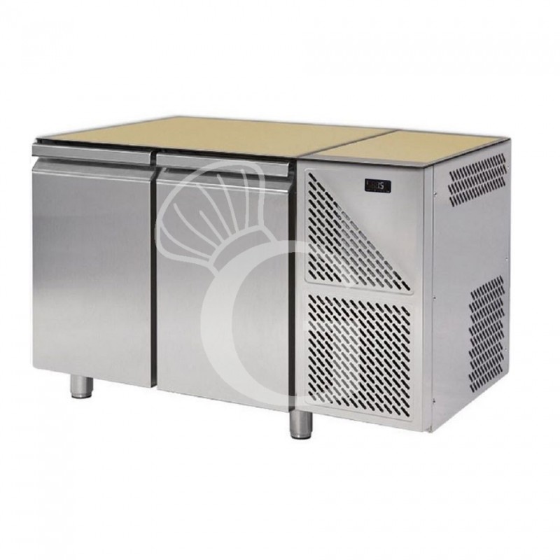 Tavolo frigo senza top con 2 porte, profondità 700 mm e temperatura 0/10°C