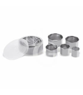 Set 8 tagliapasta rotondi lisci