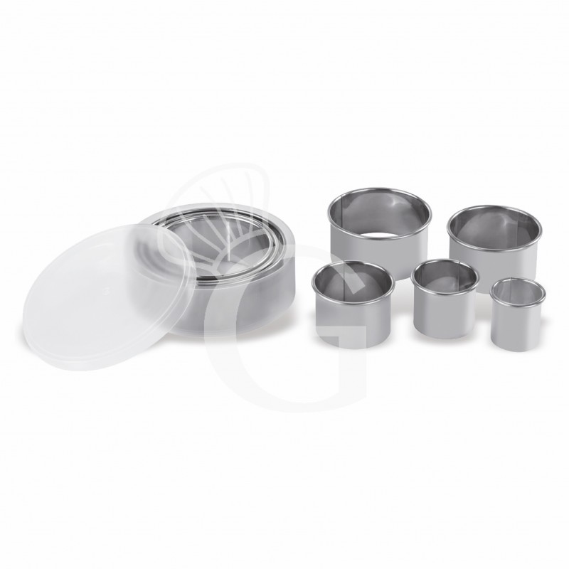 Set 8 tagliapasta rotondi lisci Set 8 tagliapasta rotondi lisci