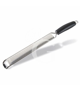 Grattugia in acciaio inox con manico grani fini L 395 mm