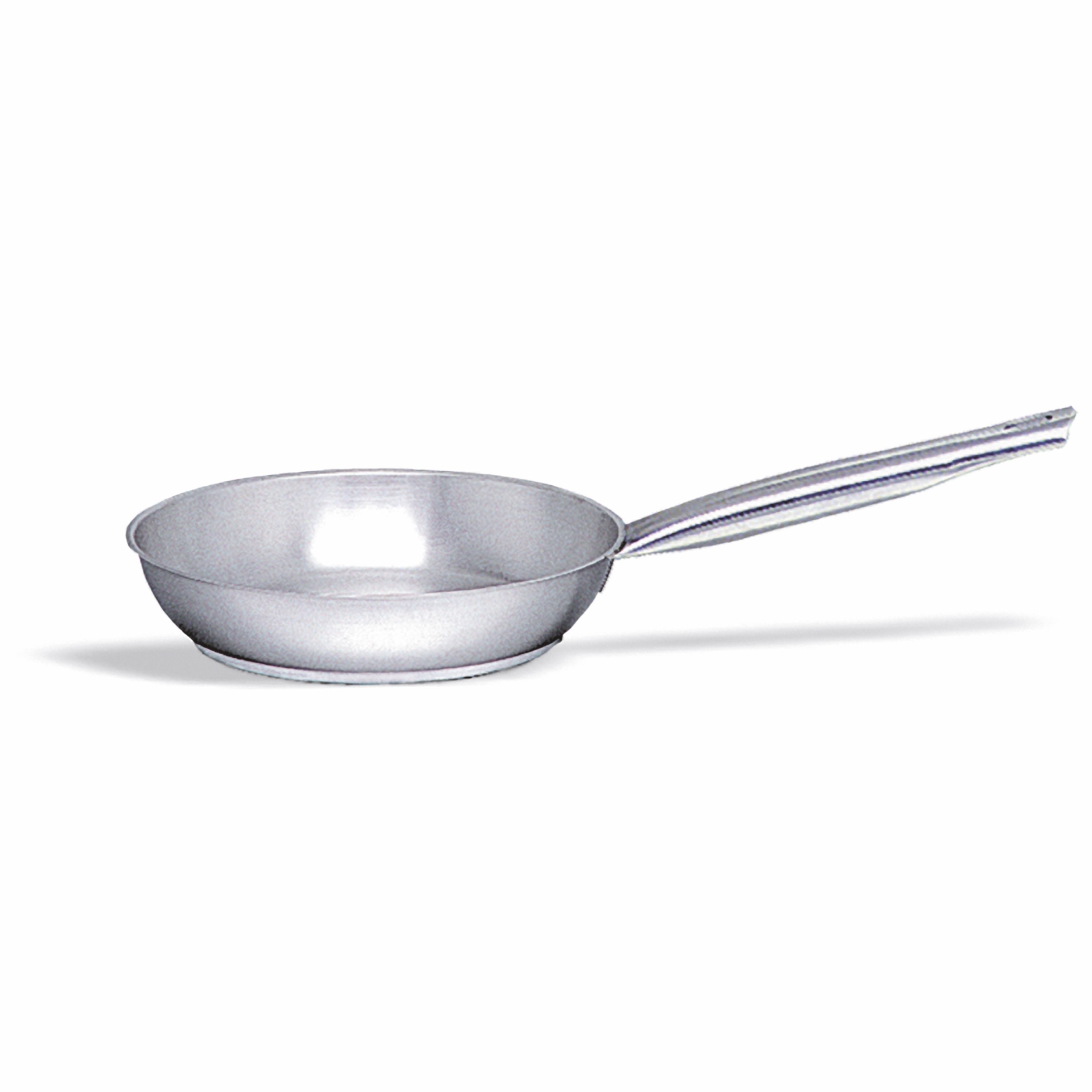 Padella in acciaio inox diametro 200 mm x H 38 mm
