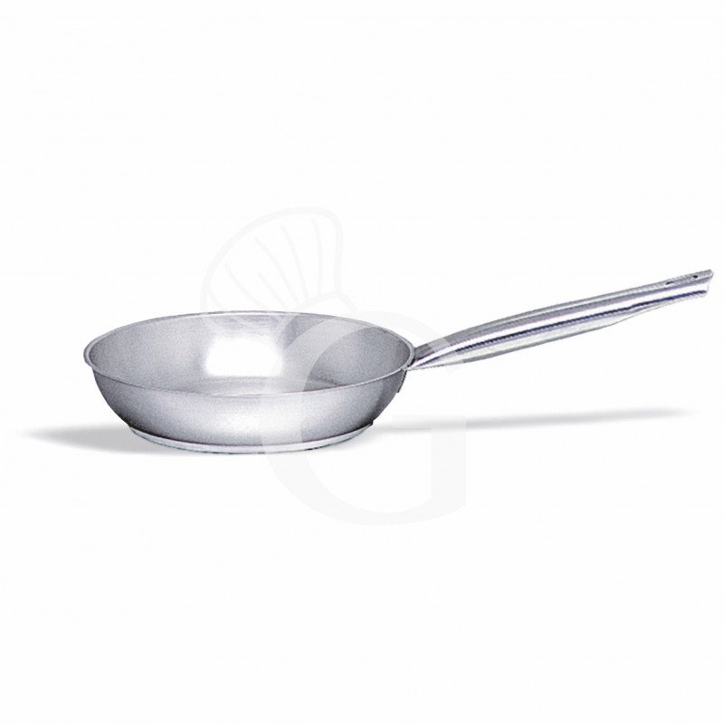 Padella in acciaio inox diametro 220 mm x H 42 mm Padella in acciaio inox diametro 220 mm x H 42 mm