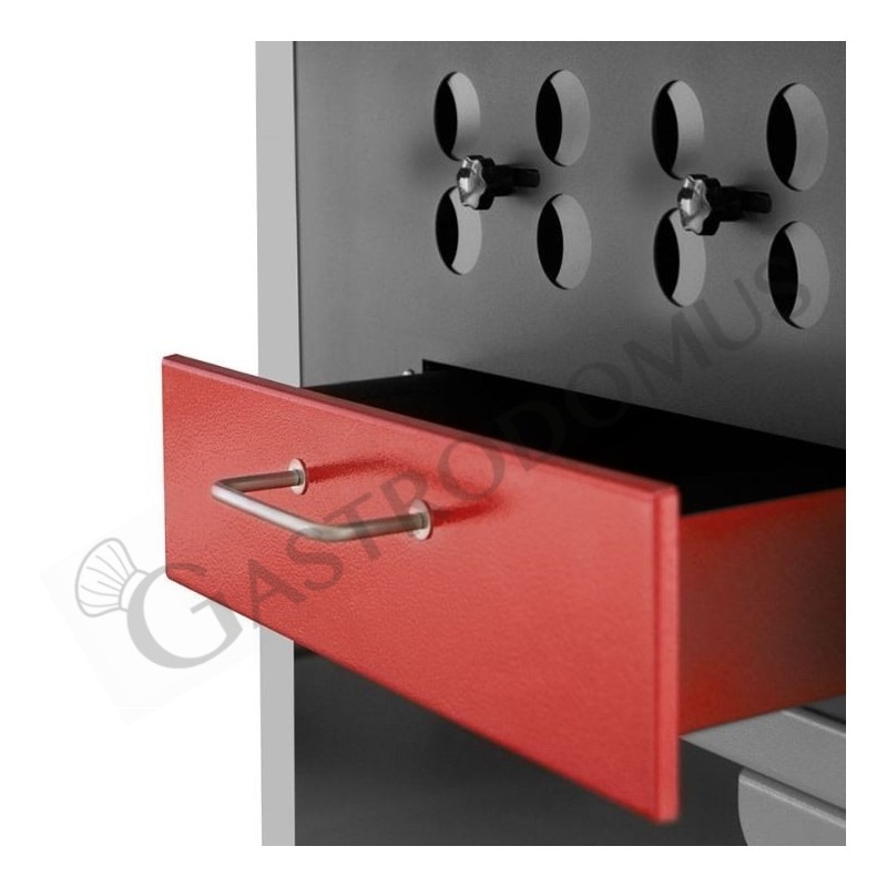 Modulo braciere L 790 mm x P 670+300 mm x H 2400 mm