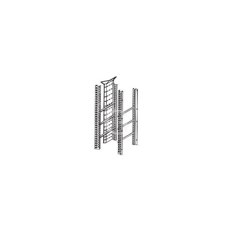 Kit per armadio 700 LT per alloggiamento 5 teglie 600 x 400 mm con canalizzazione