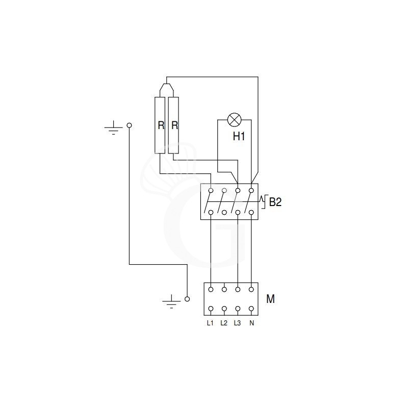 Disegno circuito elettrico