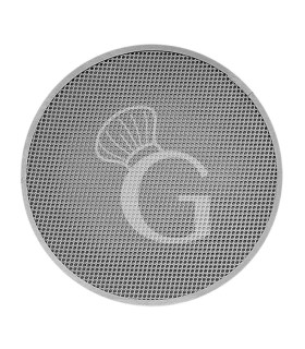 Retina rotonda in inox con diametro 40 cm