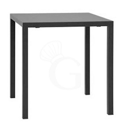 Tavolo quadrato da esterno in metallo verniciato con dimensioni 700 mm x 700 mm Tavolo quadrato da esterno in metallo verniciato con dimensioni 700 mm x 700 mm