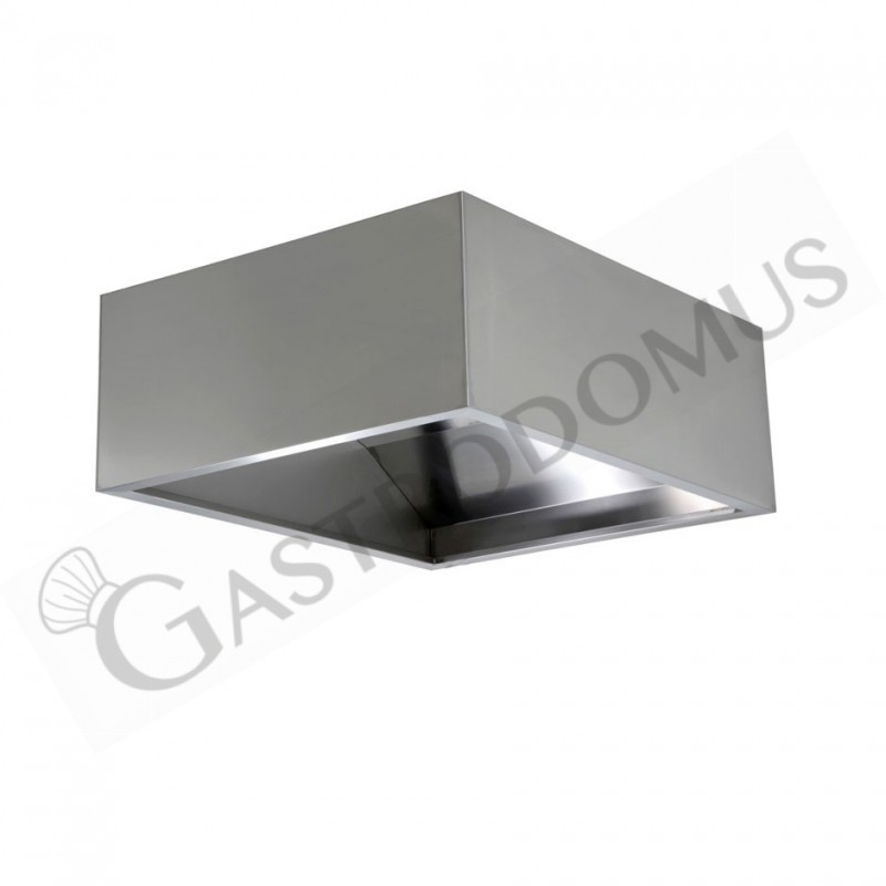 Cappa vapor a parete con motore L1000xP1000xH450mm Cappa vapor a parete con motore L1000xP1000xH450mm