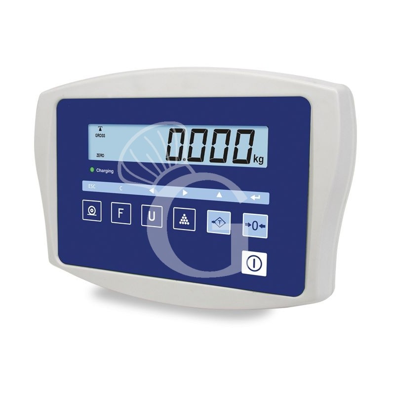 Bilancia monocella completa con portata 60 Kg e precisione 5 g - L 420 mm x P 520 mm x H 900 mm