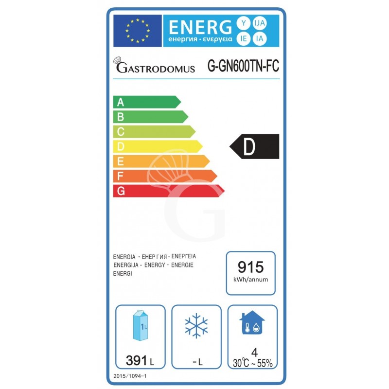 Armadio refrigerato statico -2°C/+8°C 600 LT