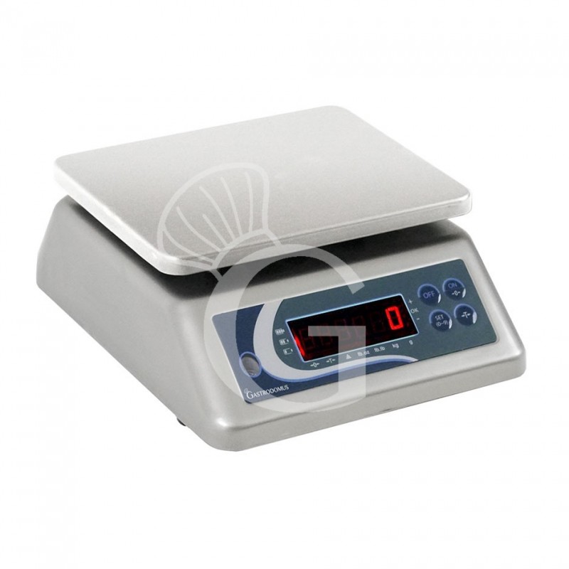 Bilancia controllo peso doppio display portata 15 Kg precisione 1 g L 290 mm x P 240 mm x H 110 mm