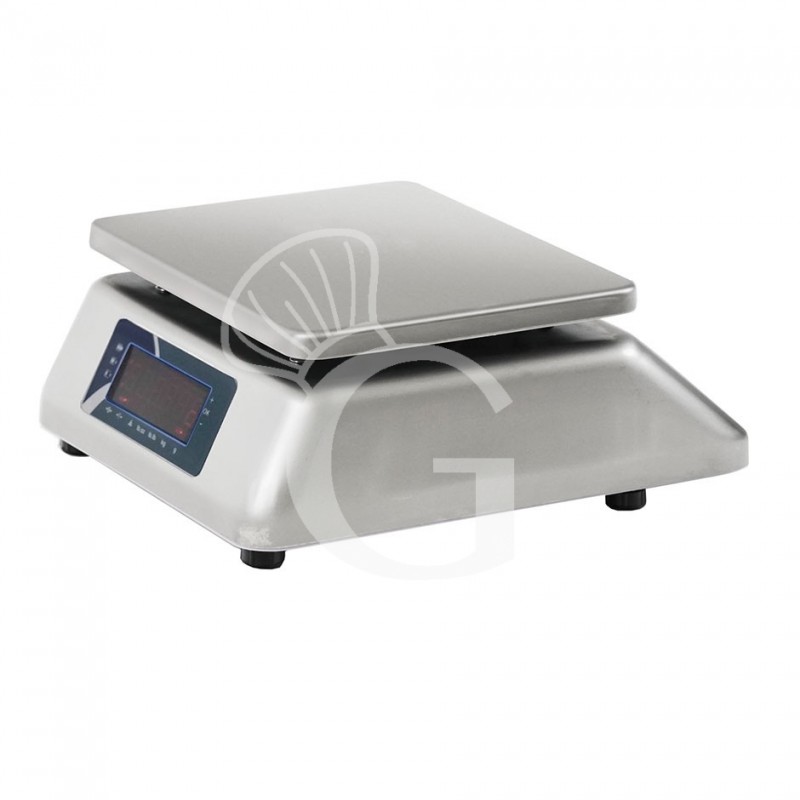 Bilancia controllo peso doppio display portata 15 Kg precisione 1 g L 290 mm x P 240 mm x H 110 mm