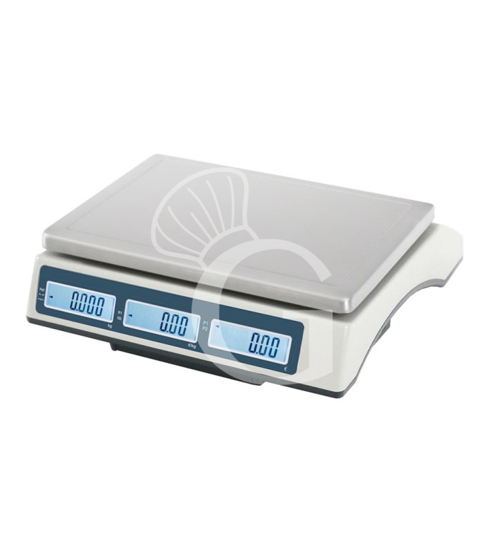 Bilancia commerciale senza colonna - portata 30 Kg e precisione 5/10 g