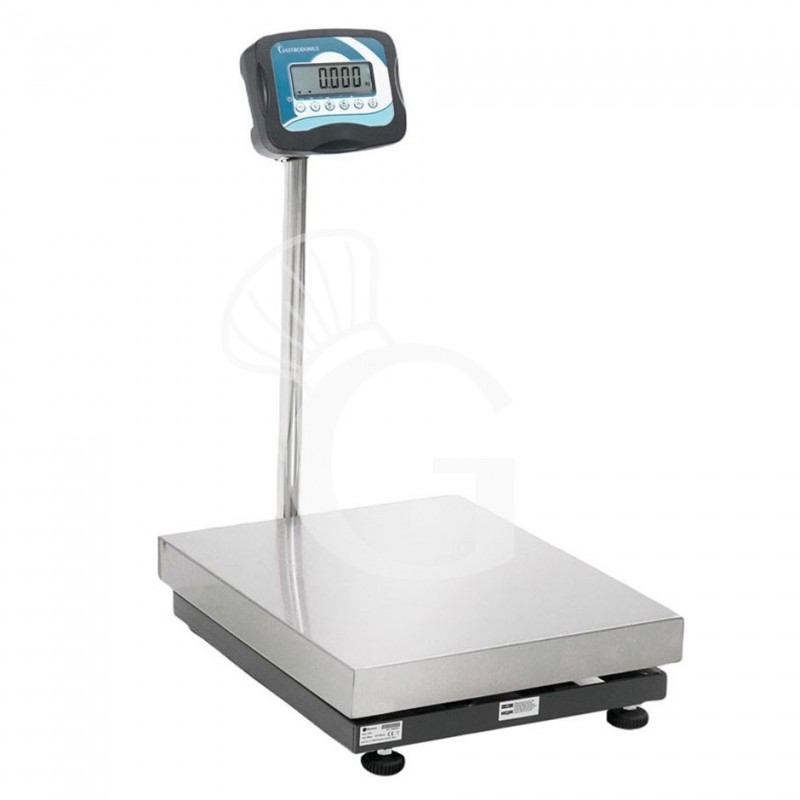Bilancia monocella completa portata 60 Kg precisione 10 g L 500 mm x P 400 mm x H 840 mm