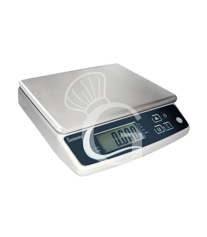 Bilancia controllo peso funzione conta pezzi portata 10 Kg precisione 1 g L 240 mm x P 240 mm x H 70 mm