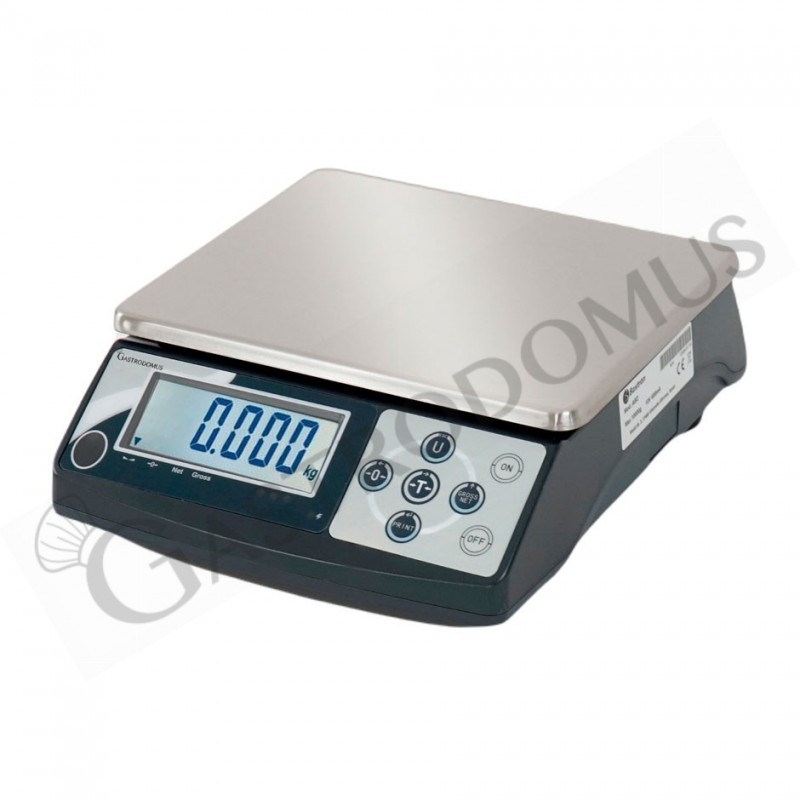 Bilancia ABS controllo del peso portata 10 Kg precisione 1 g L 245 mm x P 310 mm x H 95 mm
