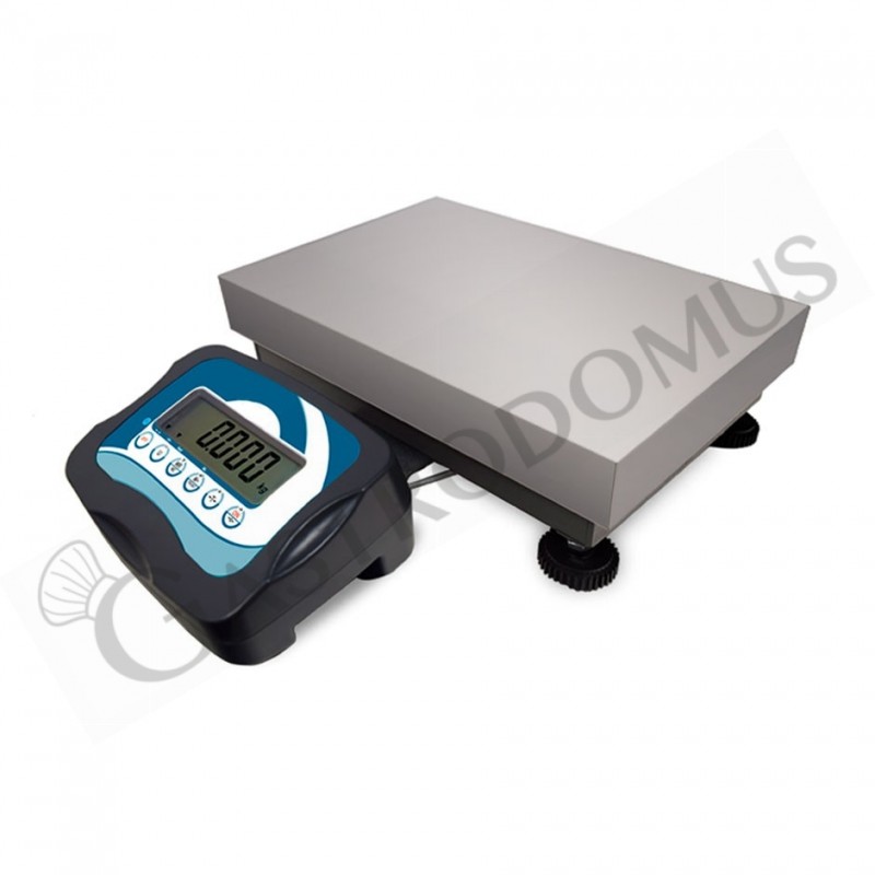 Bilancia controllo del peso con portata 30 Kg e precisione 5 g - L 300 mm x P 400 mm x H 120 mm