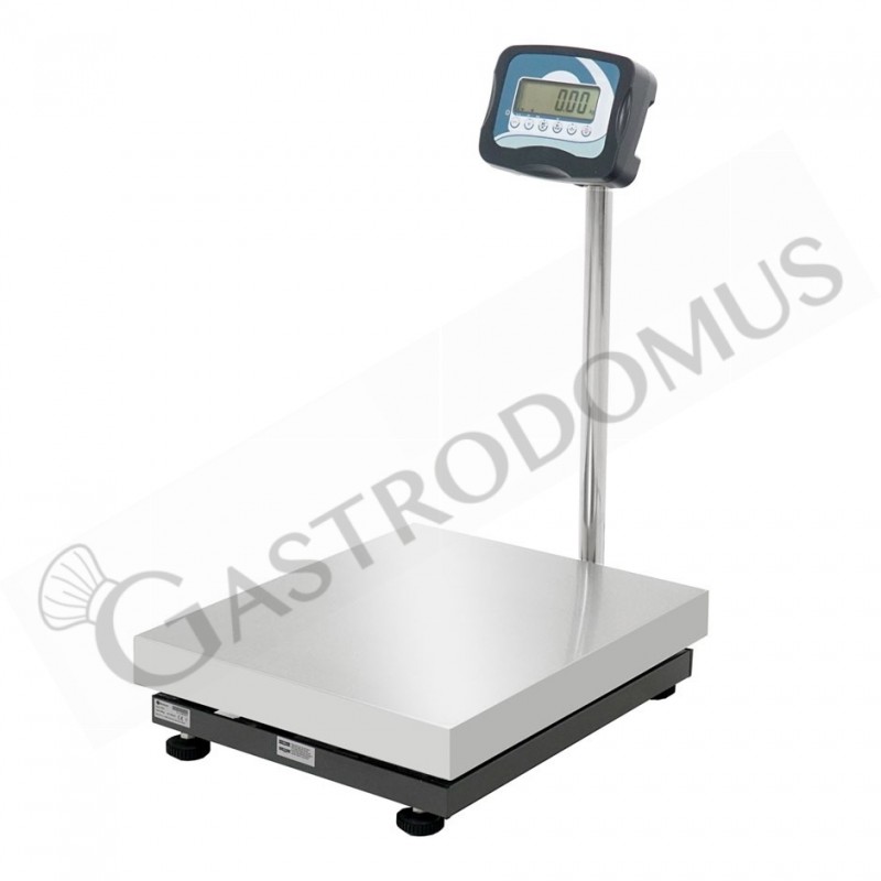 Bilancia monocella completa portata 150 Kg precisione 20 g L 600 mm x P 500 mm x H 840 mm