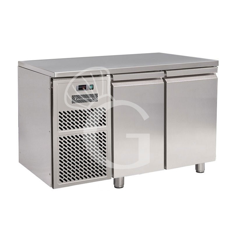 Tavolo frigo con 2 porte Prof. 800 mm 0°C/+10°C motore a sinistra