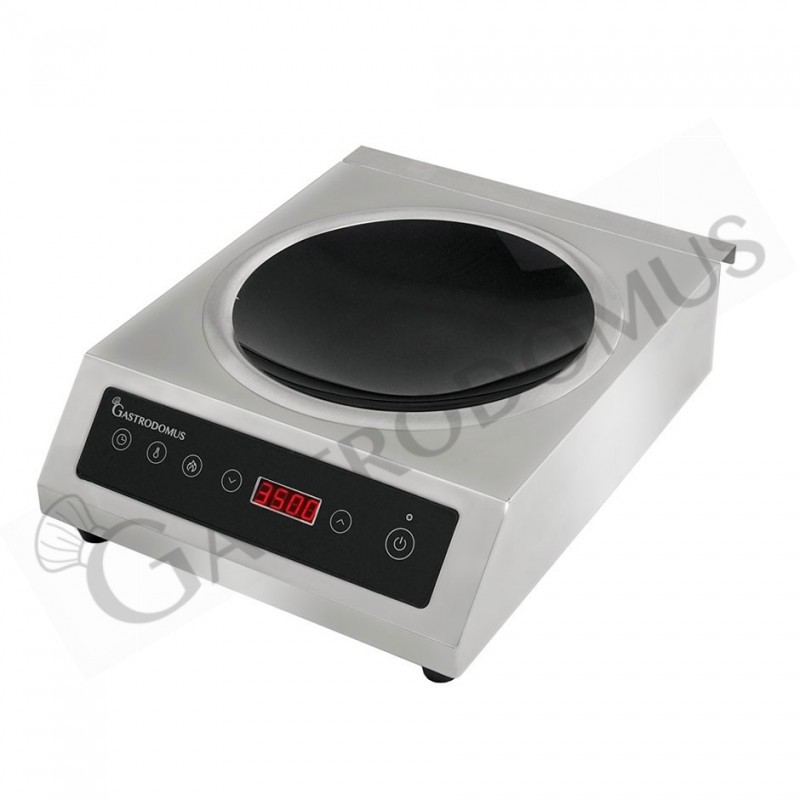 Wok a induzione 1 zona di cottura L 340 mm x P 445 mm x H 130 mm 3500 W