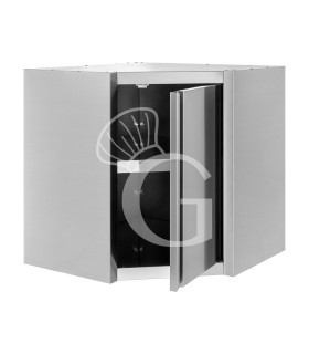 Pensile inox 1 porta battente, misure 700x700xH650mm
