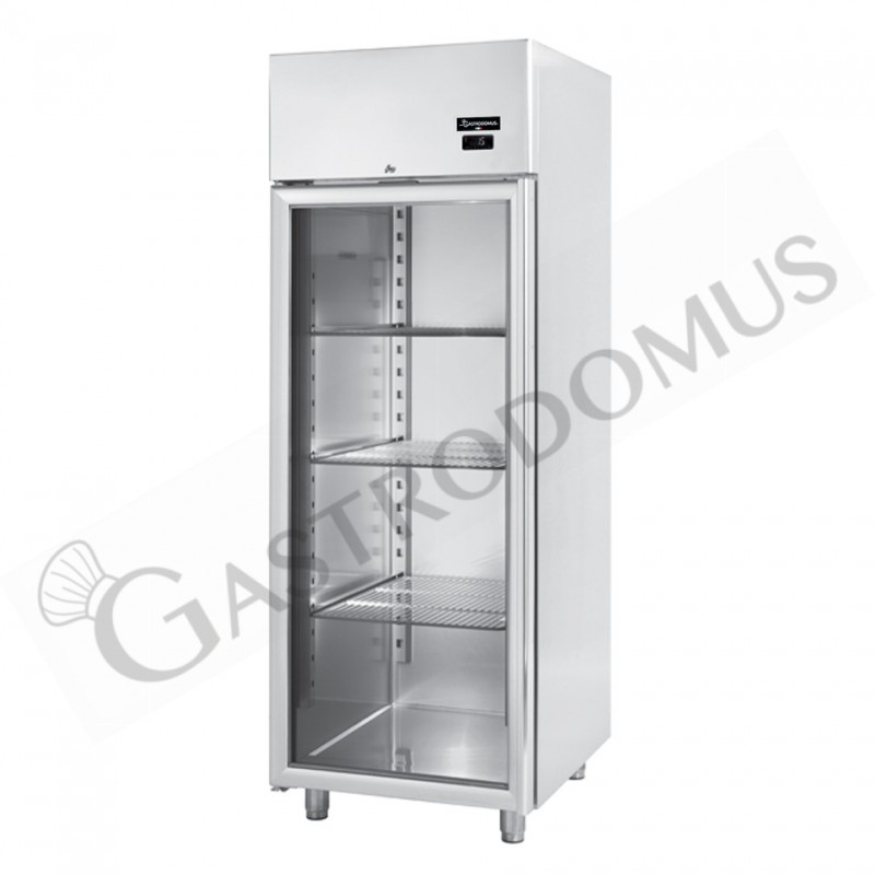 Armadio Refrigerato Ventilato porta vetro -2°C/+10°C 700 LT classe energetica G