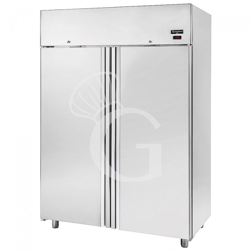 Armadio refrigerato in inox 2 porte - Ventilato - 1200 Lt - Temperatura -2/+10°C