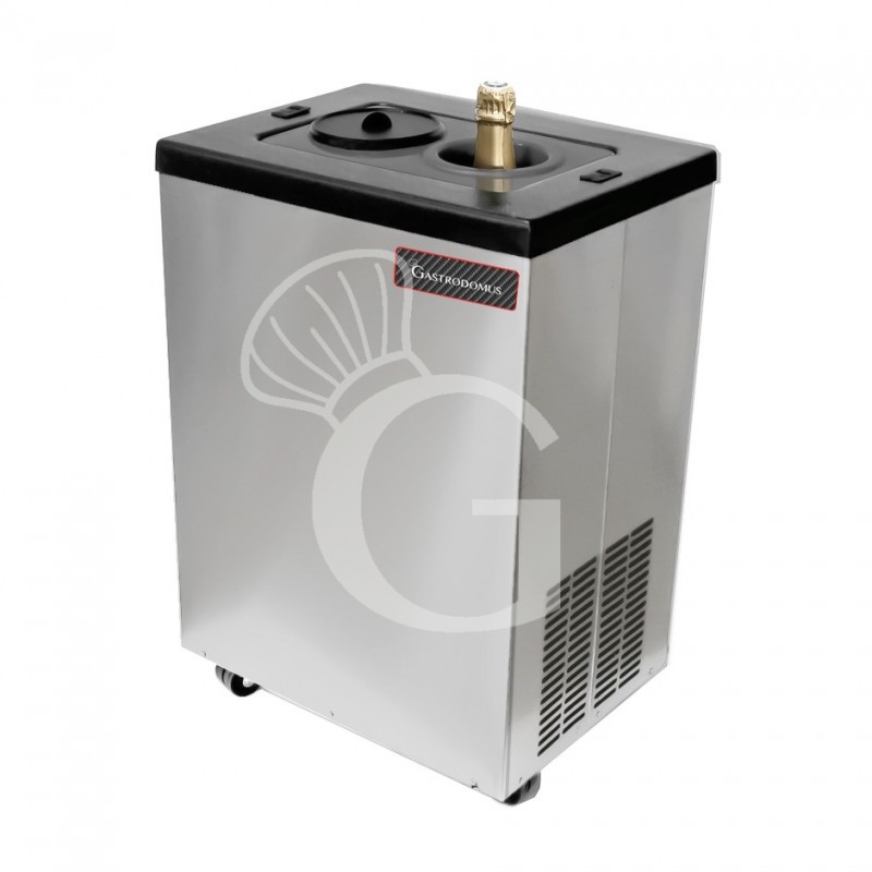 Abbattitore per vino con ruote elettrico 2 bottiglie L 500 mm x P 370 mm x H 720 mm