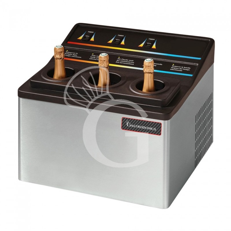 Abbattitore per vino da banco elettrico 3 bottiglie L 550 mm x P 503 mm x H 429 mm