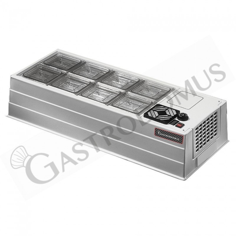 Refrigeratore da banco, L 1020 mm x P 410 mm x H 220 mm Refrigeratore da banco, L 1020 mm x P 410 mm x H 220 mm