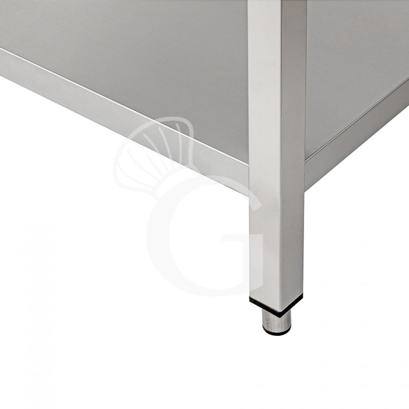Tavolo in acciaio inox 600x600 per cucina