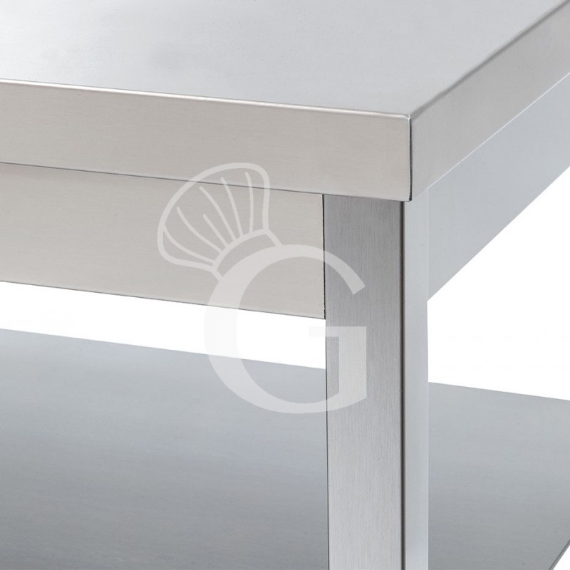 Tavolo in acciaio inox 1000x600 per cucina