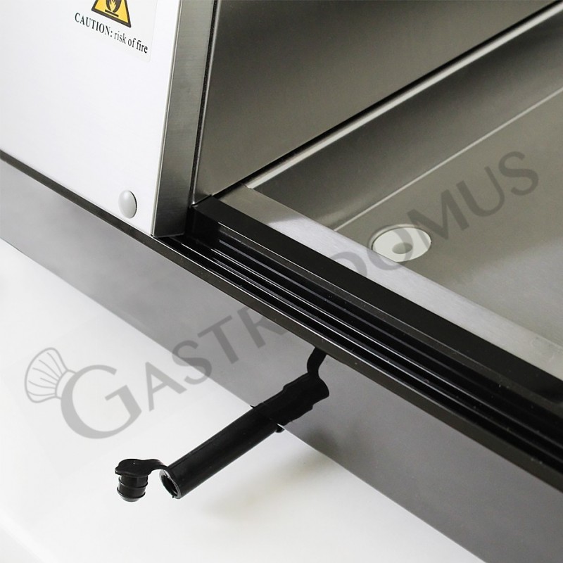 Particolare rubinetto Vetrina tapas 4 bacinelle GN1/3 160 W