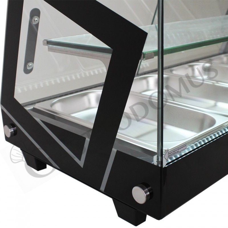 Particolare bacinelle Vetrina tapas 4 bacinelle GN1/3 160 W