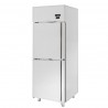 Armadio Refrigerato Ventilato Pesce/Caseificio 2 porte -5°C/+10°C 700 LT classe energetica C