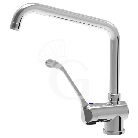Rubinetto miscelatore monoforo orizzontale leva lunga canna Ø 24 Rubinetto miscelatore monoforo orizzontale leva lunga canna Ø 24