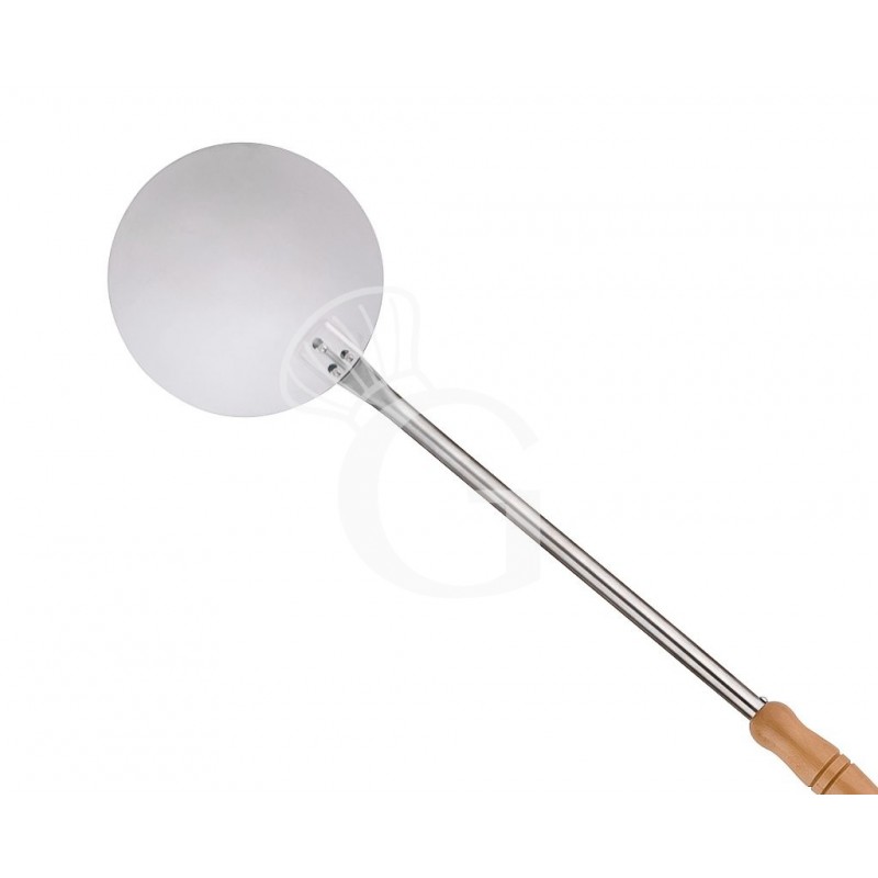 Pala per Pizza per cuocere in acciaio inox diametro 300 mm x H 1700 mm