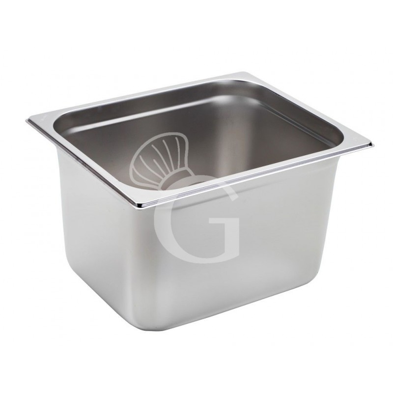 Bacinella in acciaio inox GN1/2 L 325 mm x P 265 mm x H 200 mm 11,6 LT