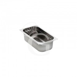 Bacinella in acciaio inox GN1/3 L 325 mm x P 175 mm x H 150 mm 5,9 LT