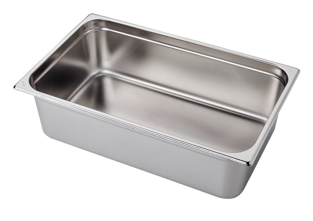 Bacinella in acciaio inox GN1/1 L 530 mm x P 325 mm x H 150 mm 20,6 LT