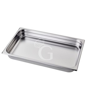 Bacinella in acciaio inox GN1/1 L 530 mm x P 325 mm x H 65 mm 8,5 LT