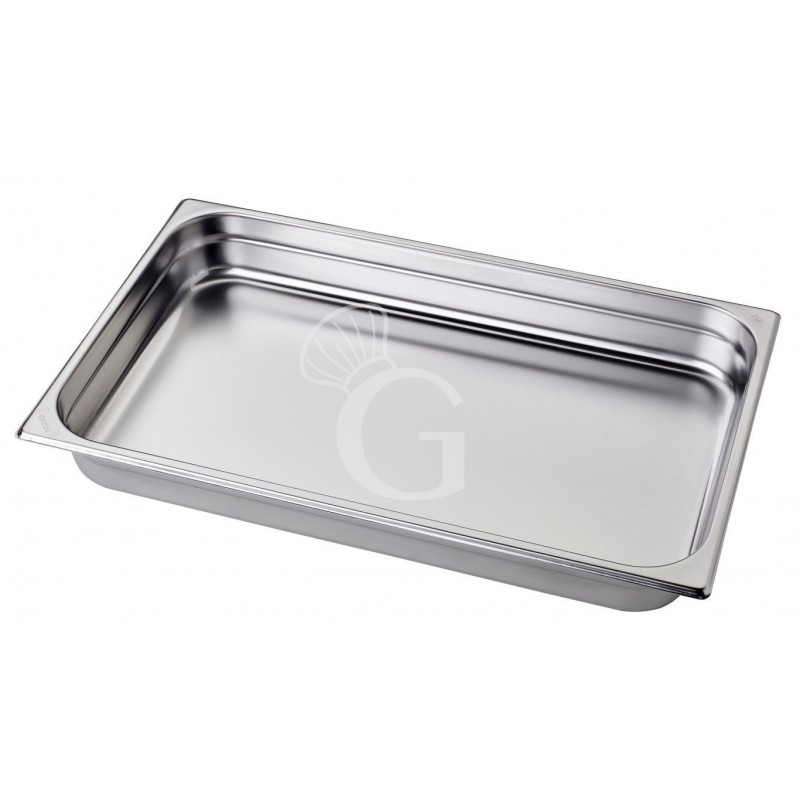 Bacinella in acciaio inox GN1/1 L 530 mm x P 325 mm x H 65 mm 8,5 LT