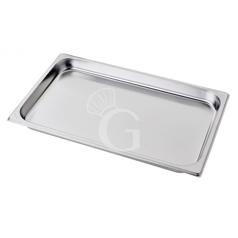 Bacinella in acciaio inox GN1/1 L 530 mm x P 325 mm x H 40 mm 5,5 LT