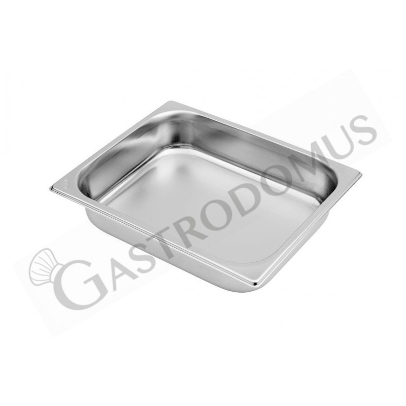 Bacinella in acciaio inox GN1/2 L 325 mm x P 265 mm x H 65 mm 4,2 LT Bacinella in acciaio inox GN1/2 L 325 mm x P 265 mm x H 65 mm 4,2 LT
