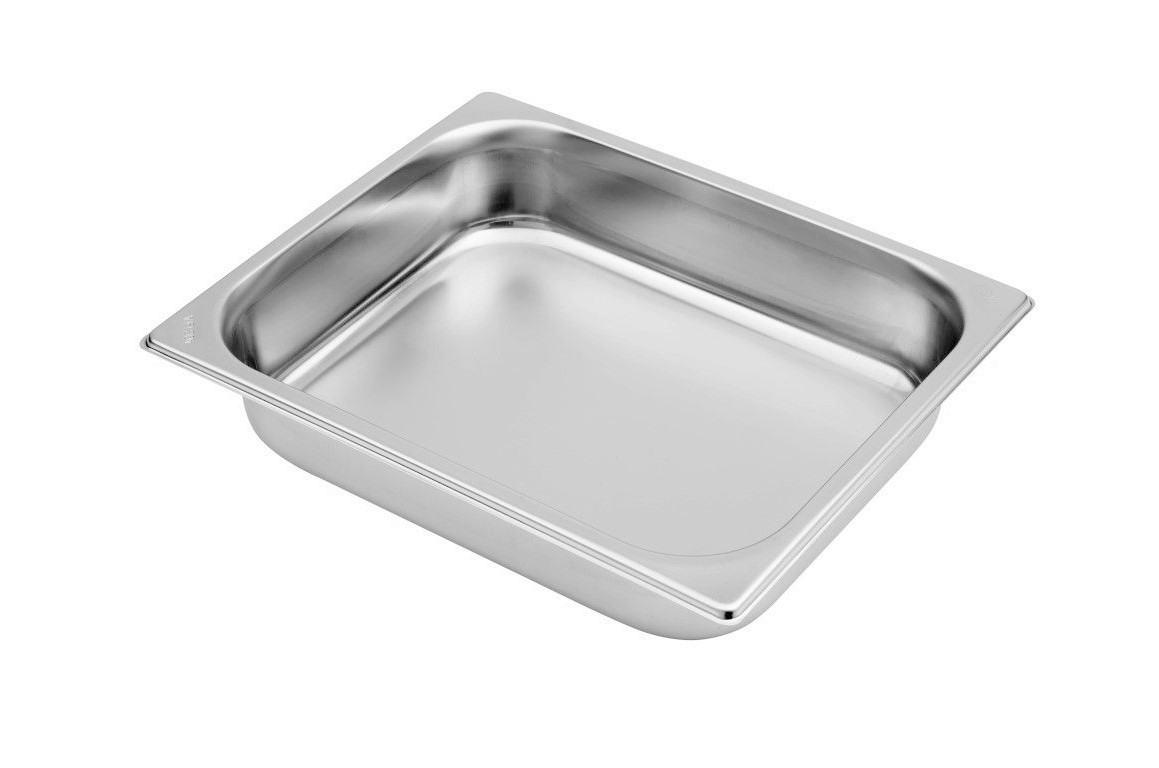 Bacinella in acciaio inox GN1/2 L 325 mm x P 265 mm x H 65 mm 4,2 LT