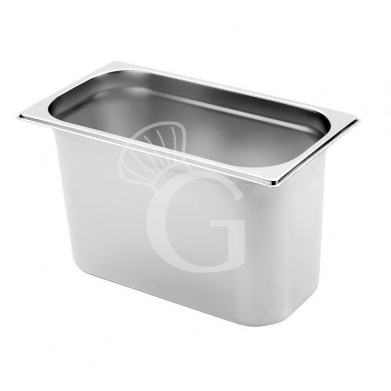 Bacinella in acciaio inox GN1/3 L 325 mm x P 175 mm x H 200 mm 8,1 LT