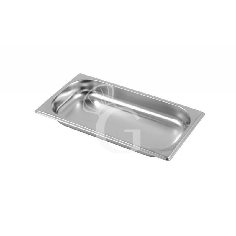 Bacinella in acciaio inox GN1/3 L 325 mm x P 175 mm x H 40 mm 1,5 LT