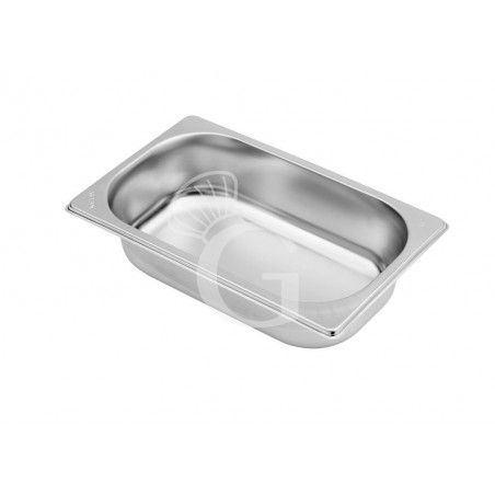 Bacinella in acciaio inox GN1/4 L 265 mm x P 162 mm x H 65 mm 1,9 LT Bacinella in acciaio inox GN1/4 L 265 mm x P 162 mm x H 65 mm 1,9 LT